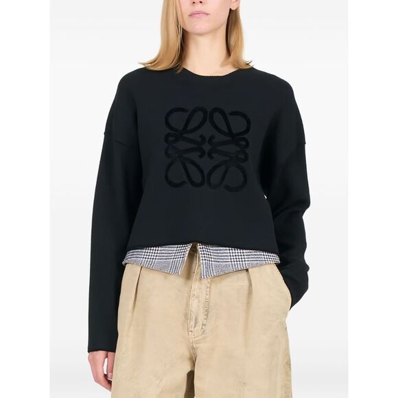 Loewe Women Anagram Crewneck Sweater